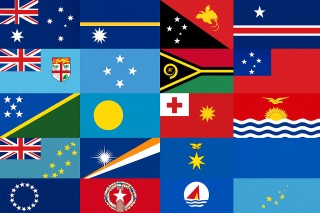 Les drapeaux des pays océaniens Les drapeaux des pays océaniens